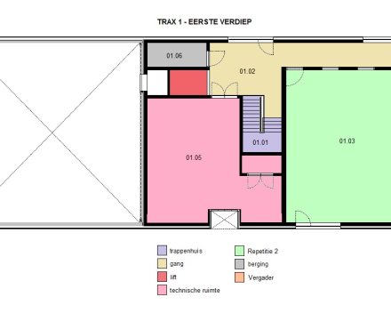 TRAX 1 - Eerste verdieping