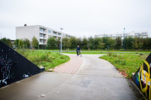 Fietspaden bij TRAX